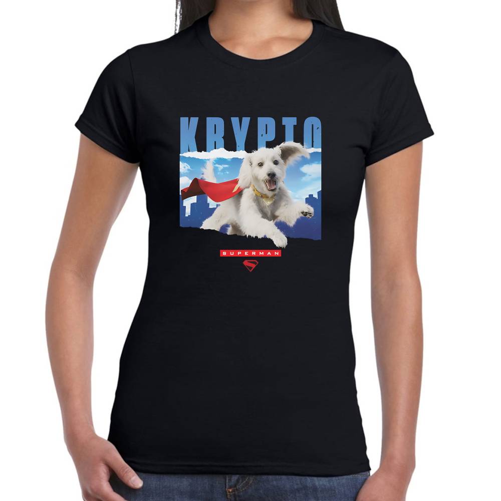 Playera Krypto Volando Superman DC Algodón Premium #0003528