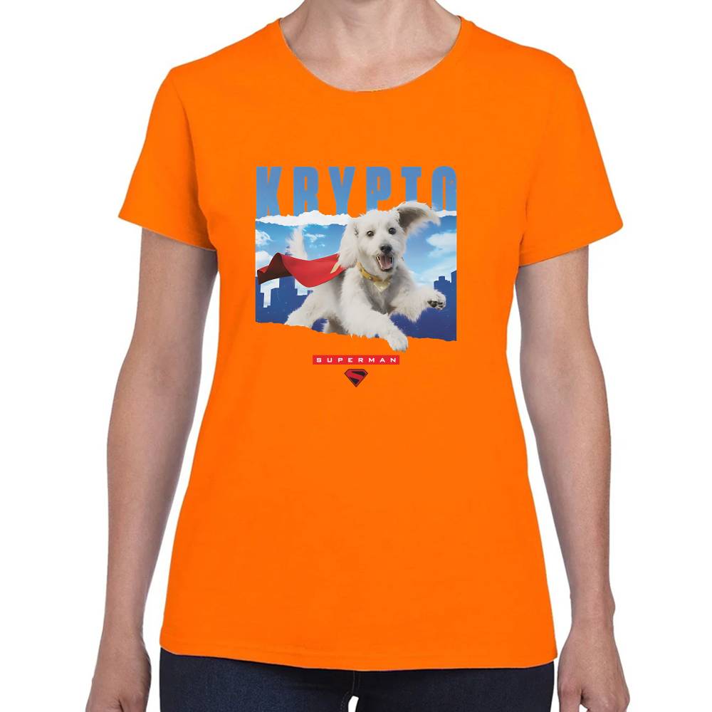 Playera Krypto Volando Superman DC Algodón Premium #0003528
