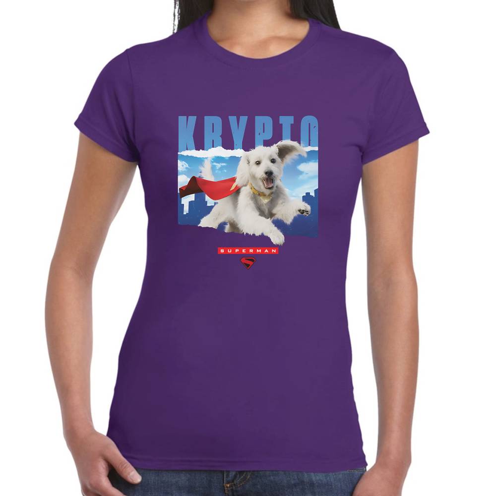 Playera Krypto Volando Superman DC Algodón Premium #0003528