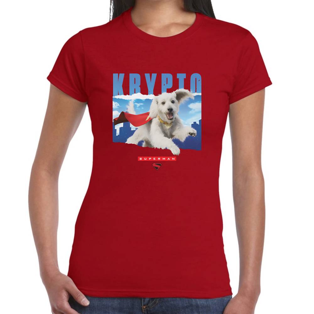 Playera Krypto Volando Superman DC Algodón Premium #0003528