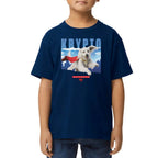 Playera de Niño Krypto Volando Superman DC Algodón Premium #0003528