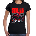 Playera Miles Morales SpiderMan Marvel Algodón Premium #0003529
