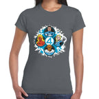 Playera 4 Fantasticos 5 Circulos Marvel Algodón Premium #0003531