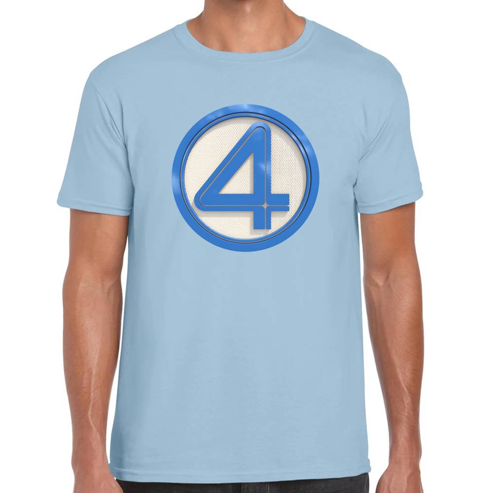 Playera 4 Fantasticos 4 Encerrado Marvel Algodón Premium #0003533