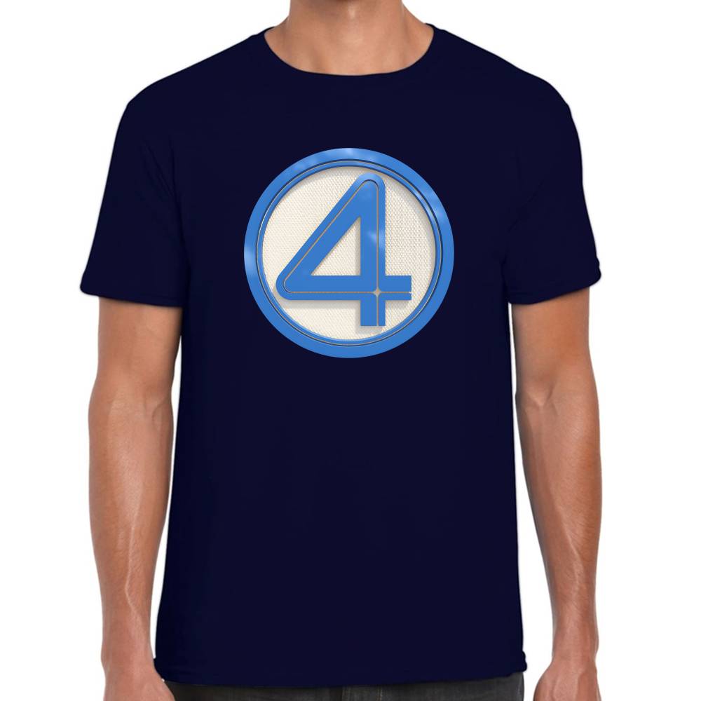 Playera 4 Fantasticos 4 Encerrado Marvel Algodón Premium #0003533
