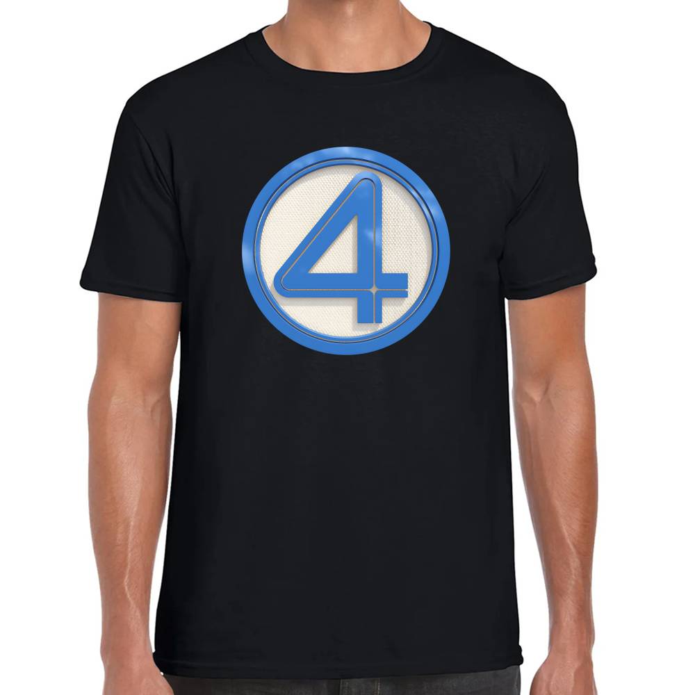 Playera 4 Fantasticos 4 Encerrado Marvel Algodón Premium #0003533
