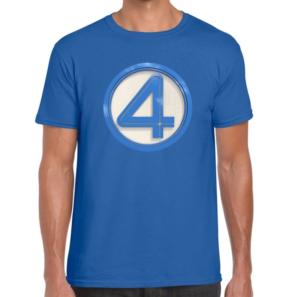 Playera 4 Fantasticos 4 Encerrado Marvel Algodón Premium #0003533