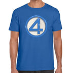 Playera 4 Fantasticos 4 Encerrado Marvel Algodón Premium #0003533