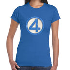 Playera 4 Fantasticos 4 Encerrado Marvel Algodón Premium #0003533
