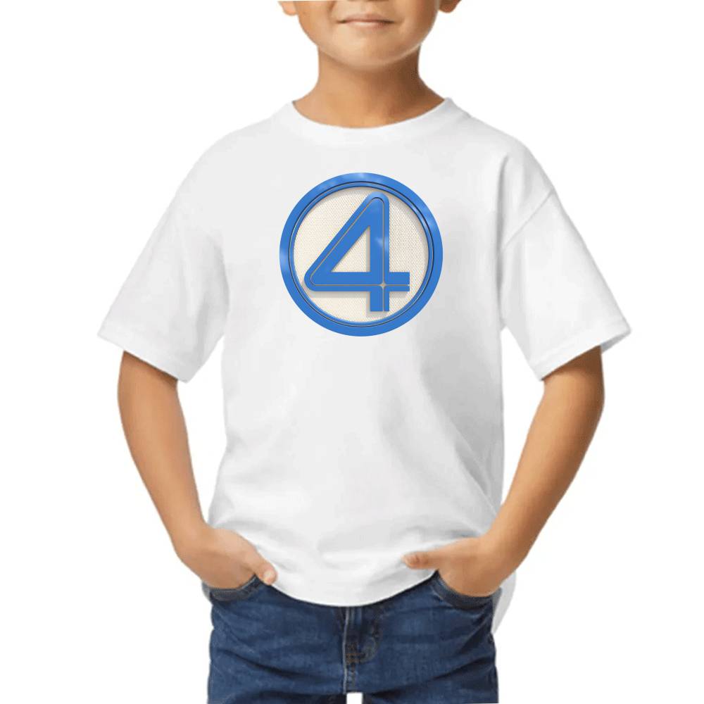 Playera de Niño 4 Fantasticos 4 Encerrado Marvel Algodón Premium #0003533