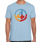 Playera 4 Fantasticos Logo Circular Marvel Algodón Premium #0003538
