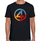 Playera 4 Fantasticos Logo Circular Marvel Algodón Premium #0003538