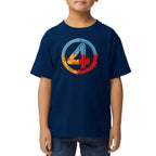 Playera de Niño 4 Fantasticos Logo Circular Marvel Algodón Premium #0003538