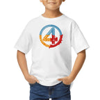 Playera de Niño 4 Fantasticos Logo Circular Marvel Algodón Premium #0003538