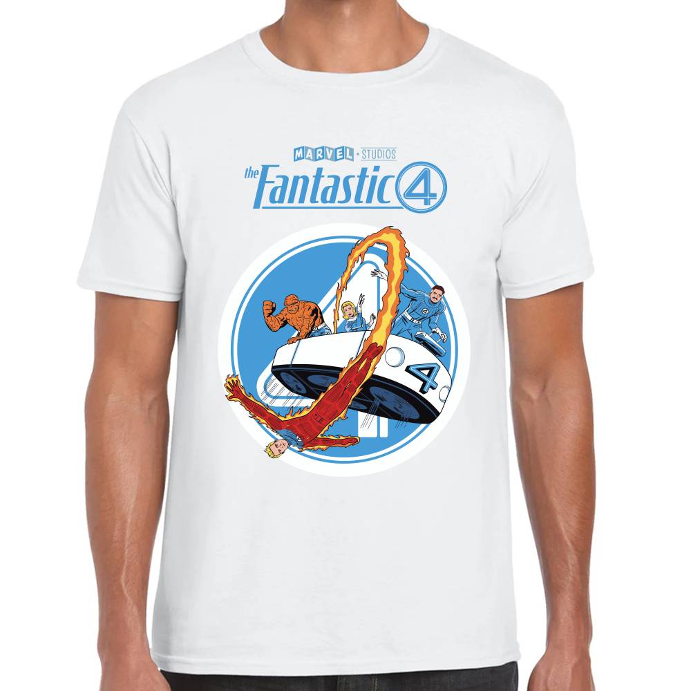 Playera 4 Fantasticos Auto Marvel Algodón Premium #0003539 Imagen principal del producto