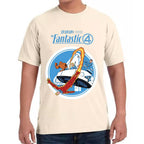 Playera 4 Fantasticos Auto Marvel Algodón Premium #0003539