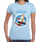 Playera 4 Fantasticos Auto Marvel Algodón Premium #0003539