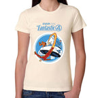 Playera 4 Fantasticos Auto Marvel Algodón Premium #0003539