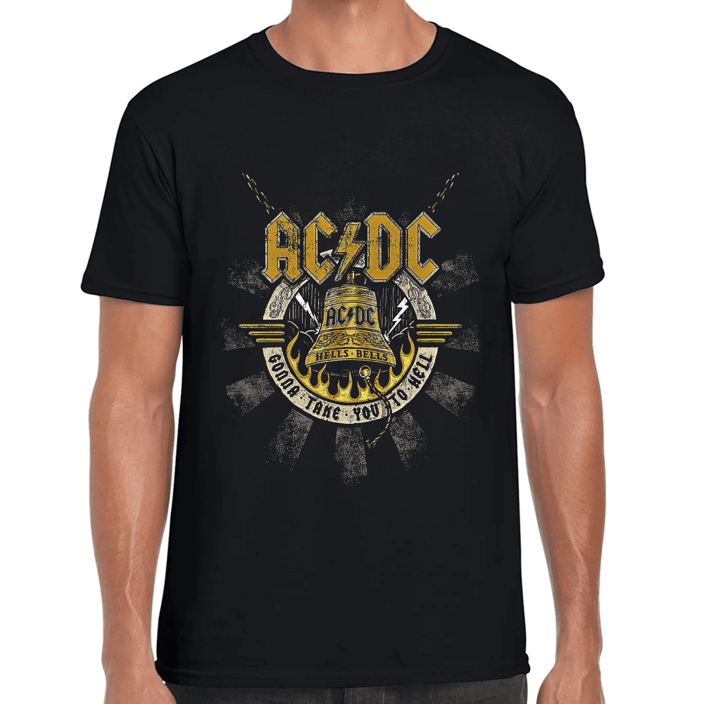 Playera AC/DC Hells Bells Algodón Premium #1216 Imagen principal del producto