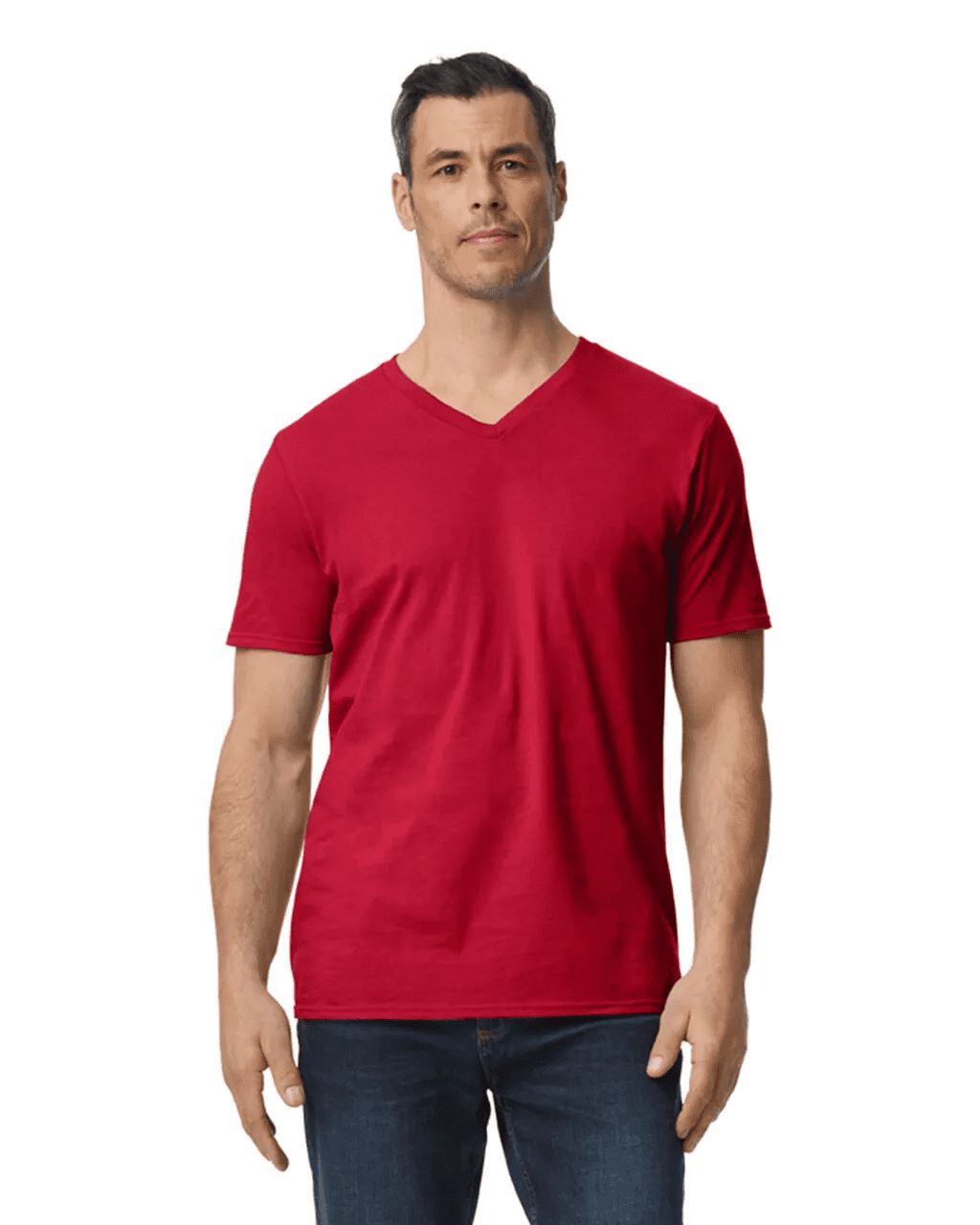 Playera Cuello V Algodón Peinado Premium