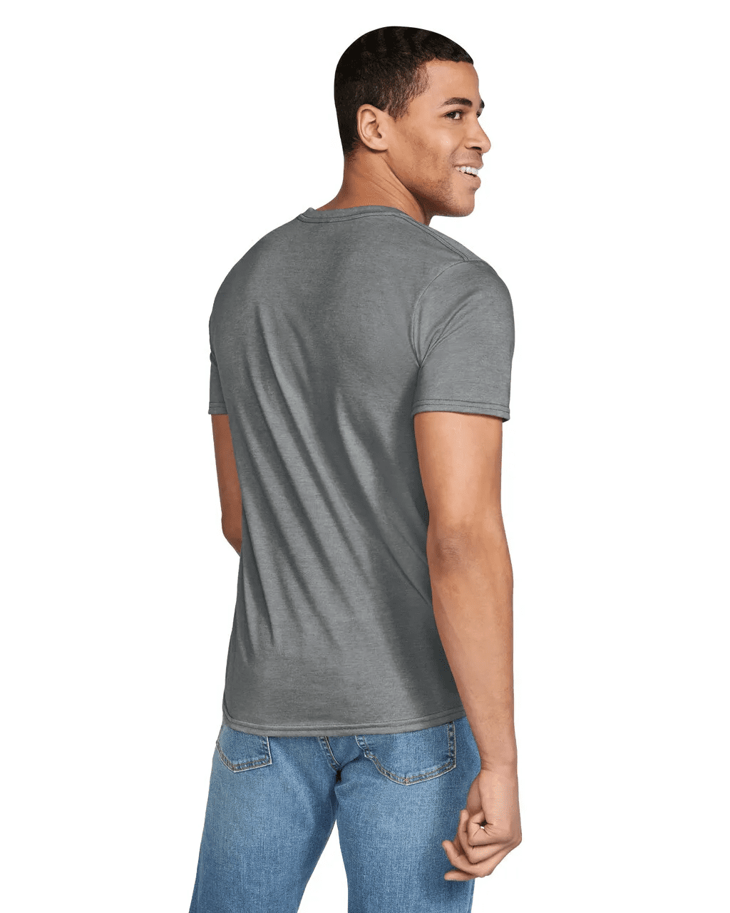 Cuello Redondo Algodón Peinado Gildan