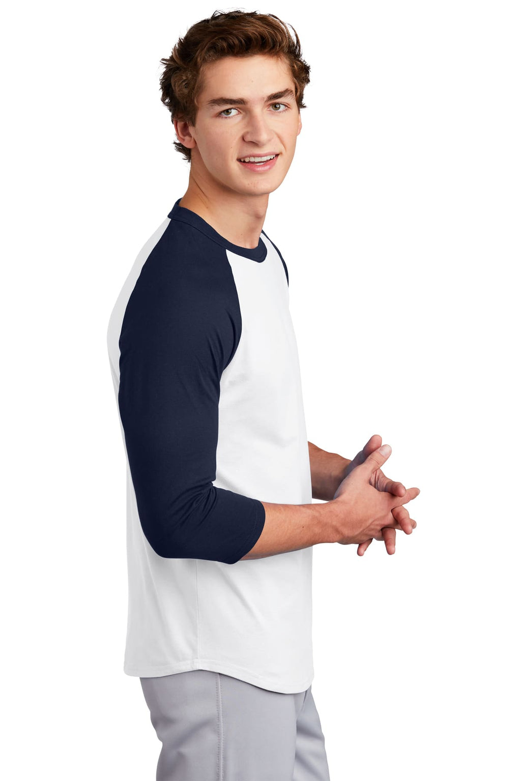 Playera Raglán 3/4 Algodón Peinado Premium