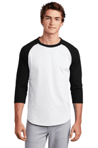 Playera Raglán 3/4 Algodón Peinado Premium