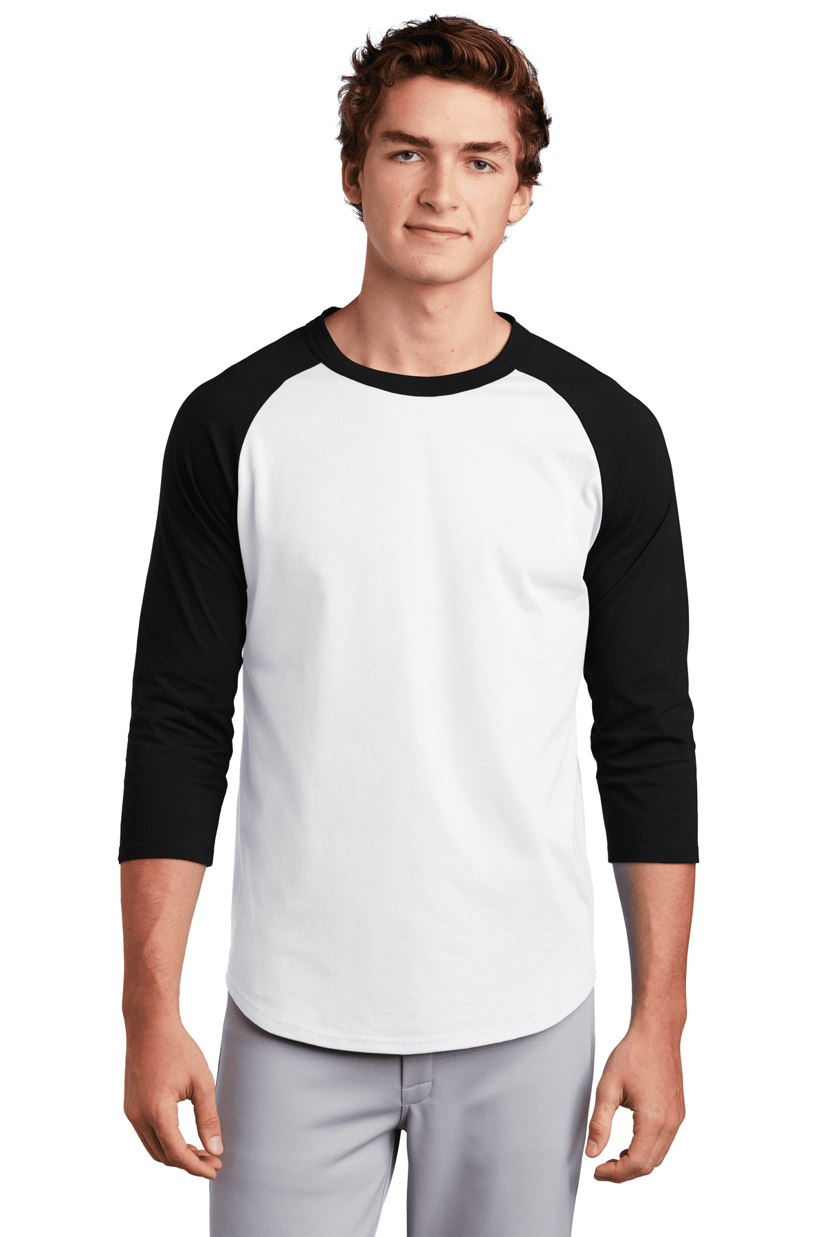 Playera Raglán 3/4 Algodón Peinado Premium
