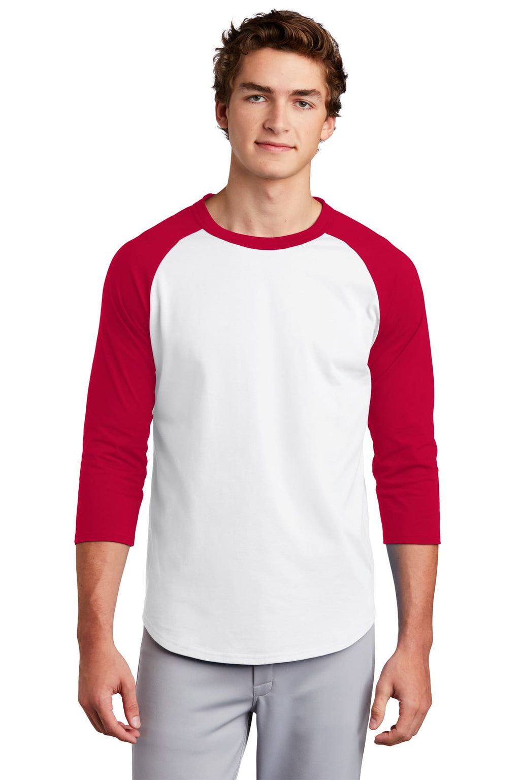 Playera Raglán 3/4 Algodón Peinado Premium