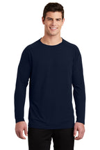 Playera Manga Larga Algodón Peinado Premium