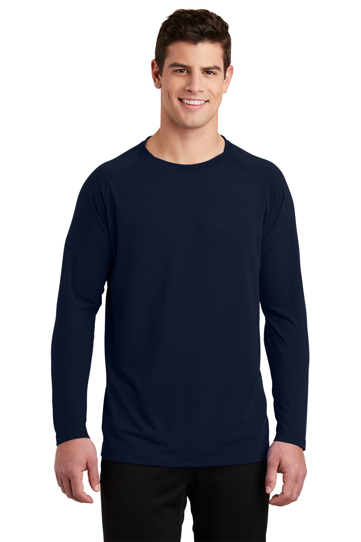 Playera Manga Larga Algodón Peinado Premium