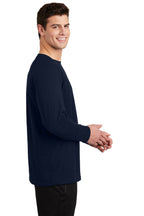 Playera Manga Larga Algodón Peinado Premium
