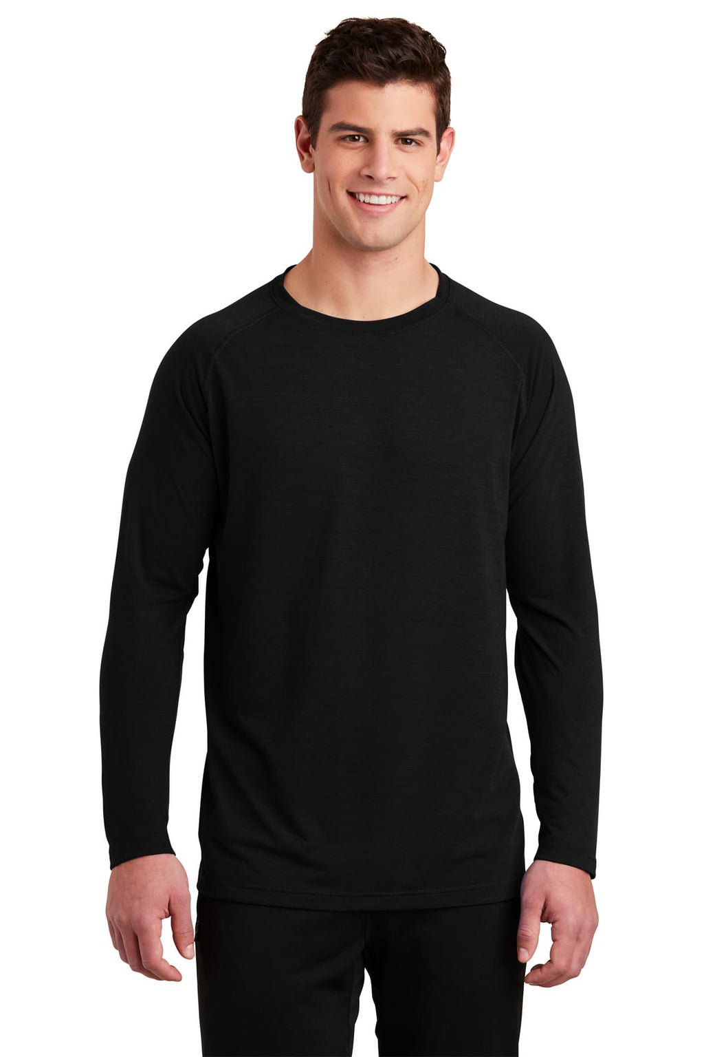 Playera Manga Larga Algodón Peinado Premium