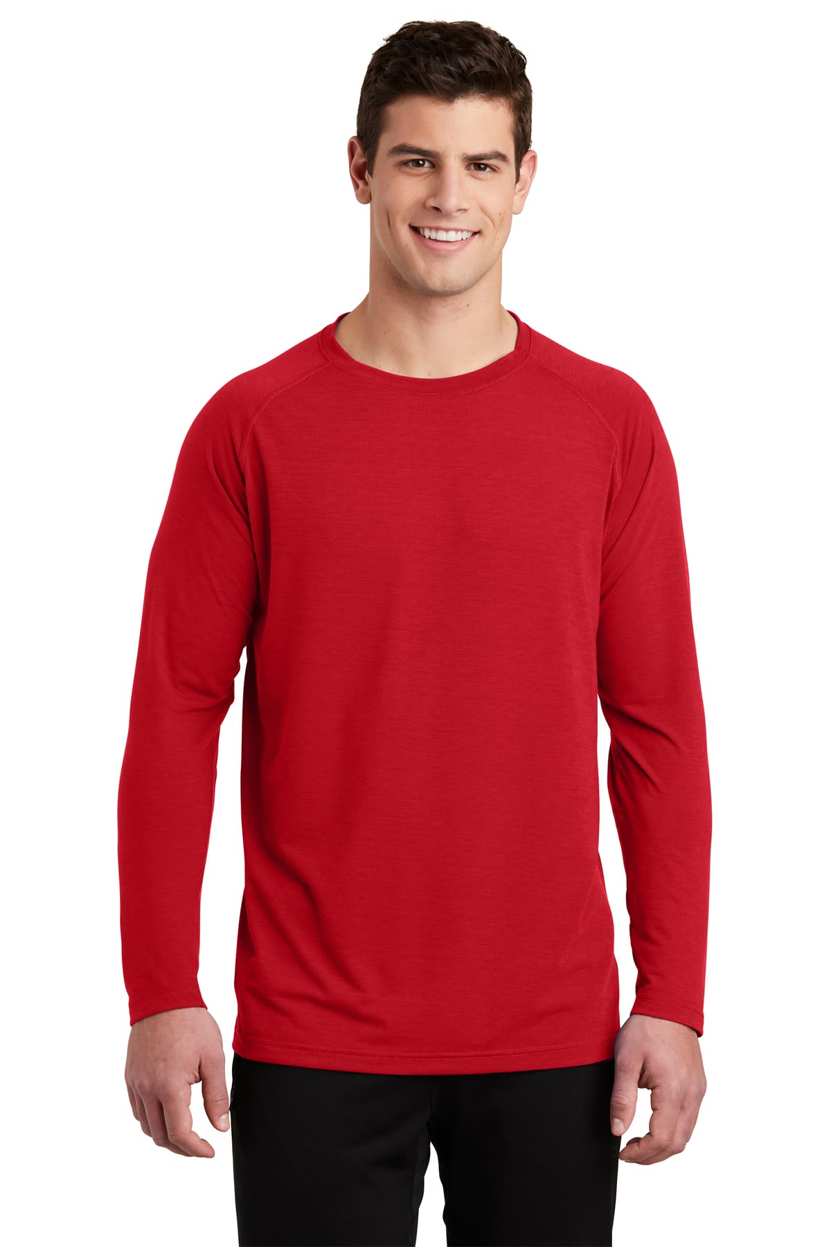 Playera Manga Larga Algodón Peinado Premium